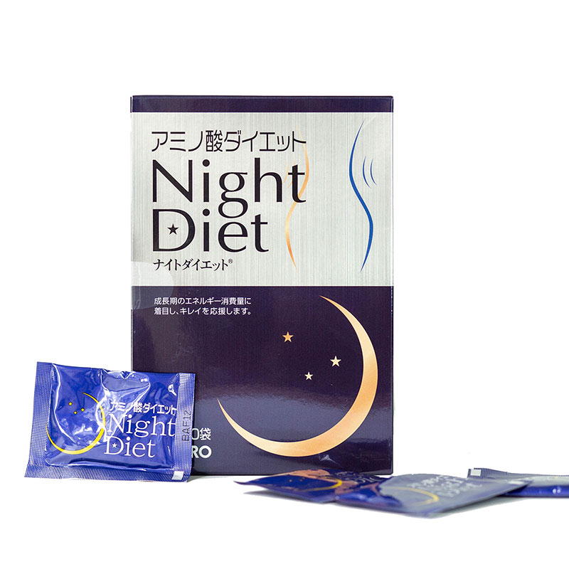 TPBVSK: Viên uống Orihiro Amino Acids Night Diet Nhật Bản 6 viênx60 gói, hỗ trợ tiêu hao năng lượng, giảm mỡ thương hiệu ORIHIRO
