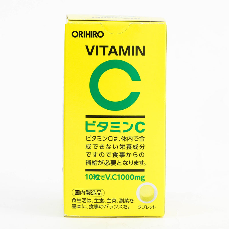 TPBVSK: Viên uống Orihiro vitamin C Nhật Bản (300 viên), chống oxy hóa thương hiệu ORIHIRO