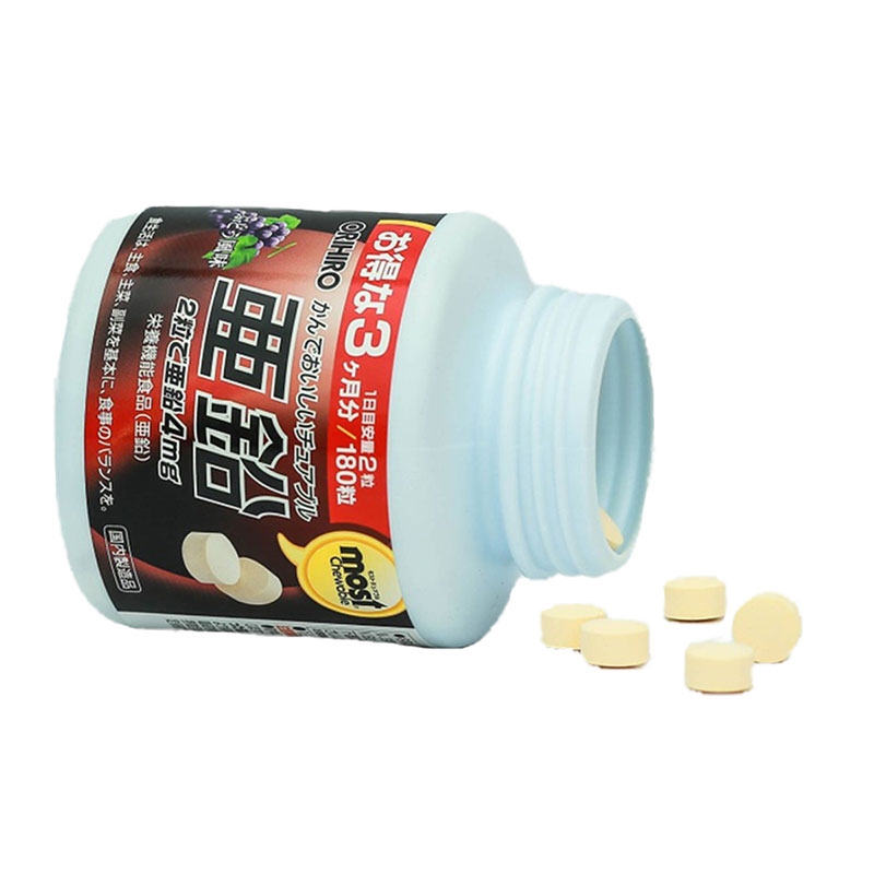 TPBS: Viên nhai Orihiro Most Chewable Zinc 180 viên thương hiệu ORIHIRO