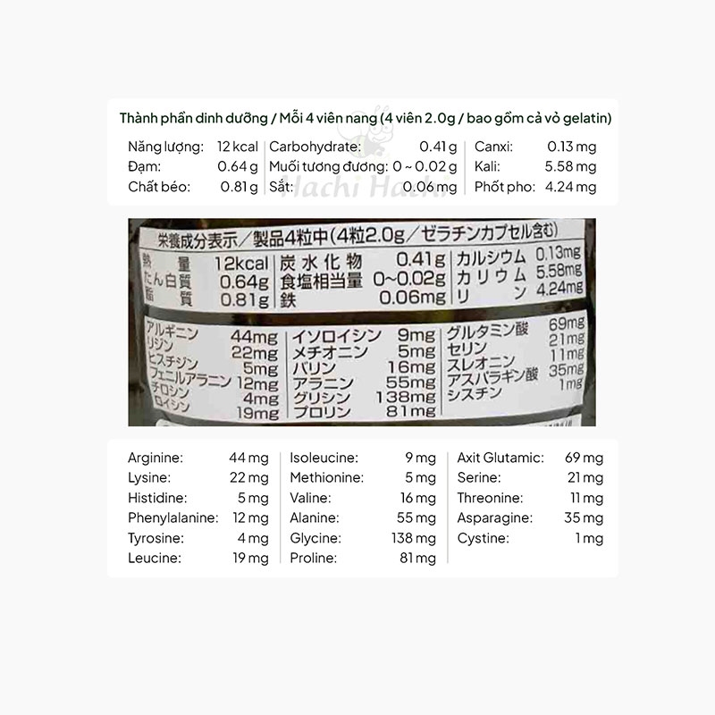 TPBVSK: Viên uống Orihiro Kozu Capsule Nhật Bản 216 viên, giấm đen hạn chế hấp thu chất béo, giúp giảm béo thương hiệu ORIHIRO