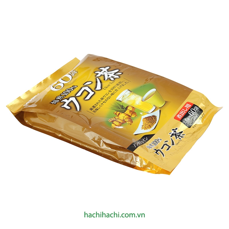 Trà nghệ Orihiro 90g (1.5gx60 gói) Không caffeine thương hiệu ORIHIRO