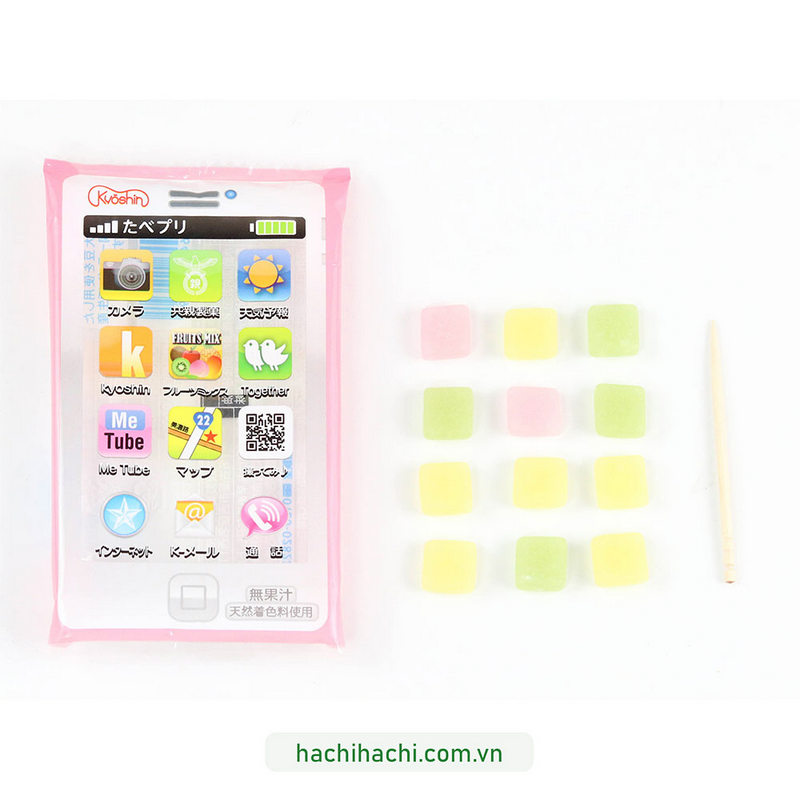 Kẹo dẻo Mochi trái cây túi hình smartphone 14g thương hiệu KYOUSHIN SEIKA