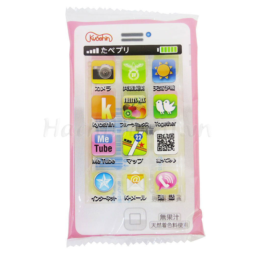 Kẹo dẻo Mochi trái cây túi hình smartphone 14g thương hiệu KYOUSHIN SEIKA