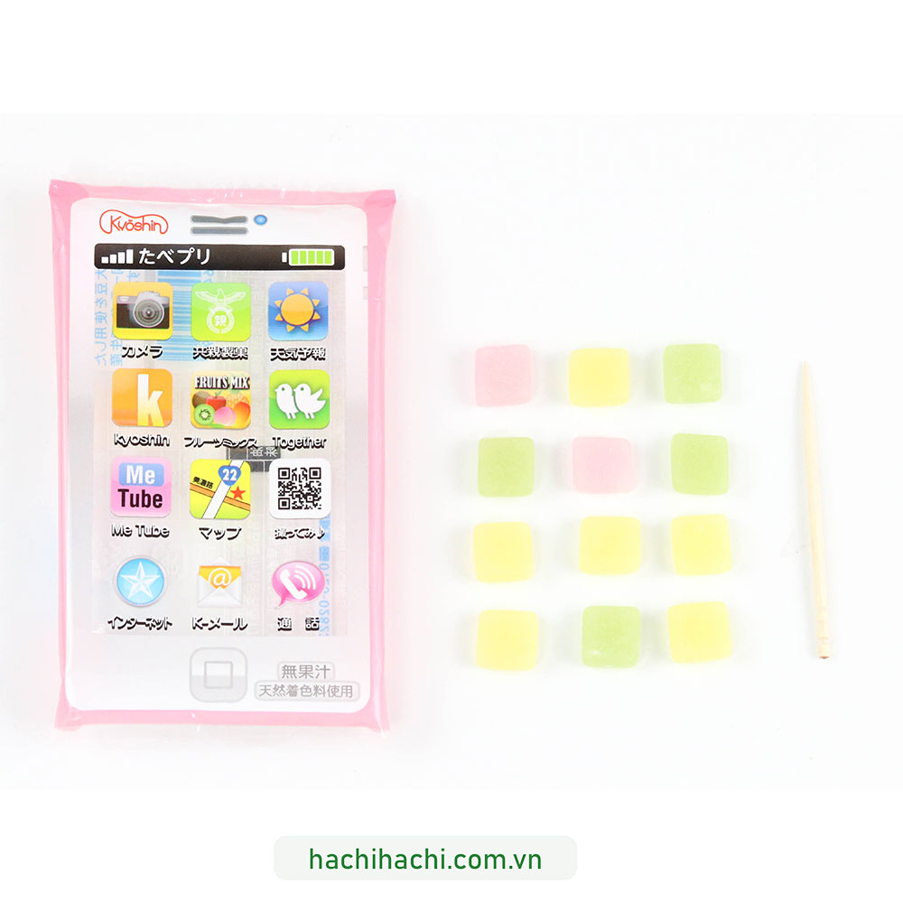 Kẹo dẻo Mochi trái cây túi hình smartphone 14g thương hiệu KYOUSHIN SEIKA