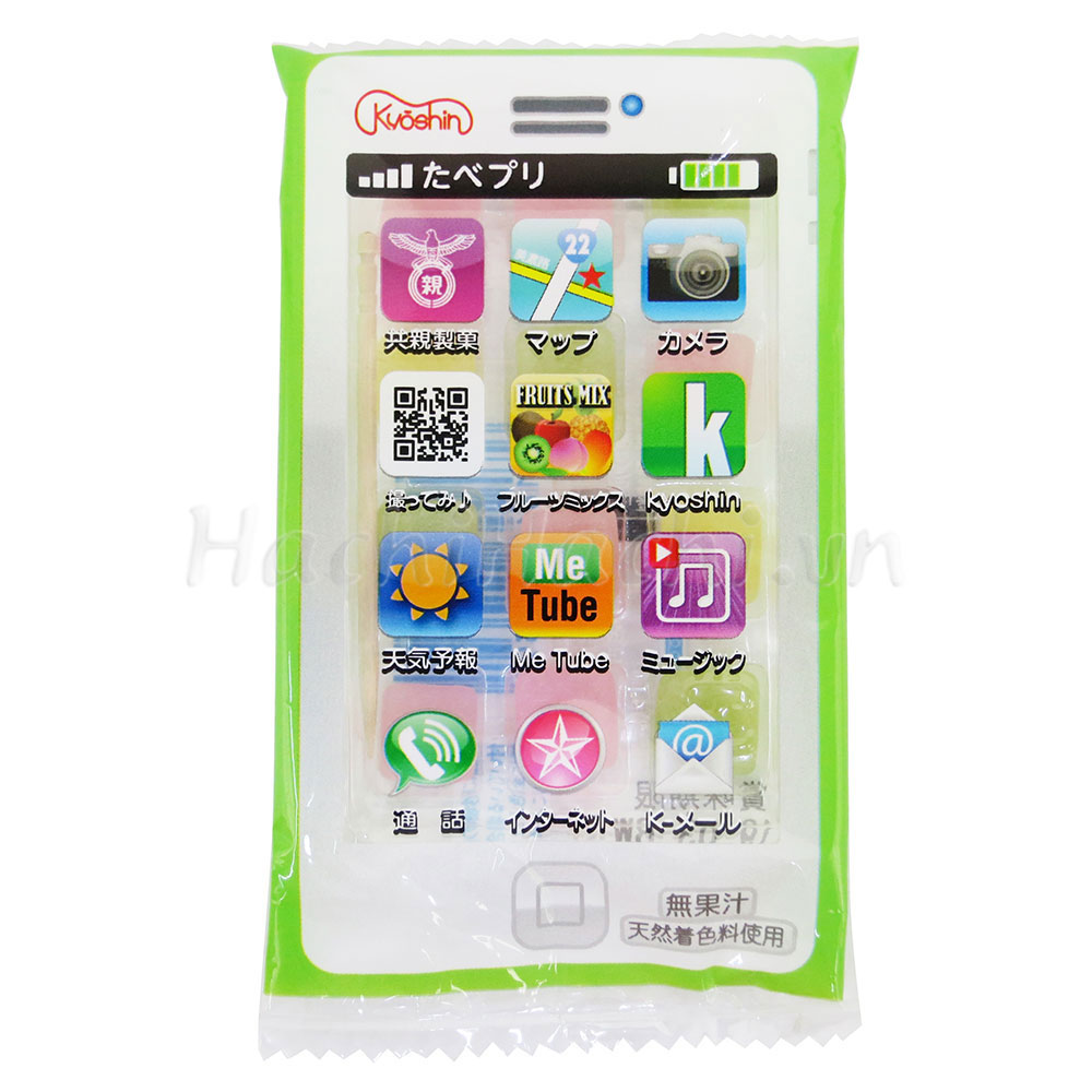 Kẹo dẻo Mochi trái cây túi hình smartphone 14g thương hiệu KYOUSHIN SEIKA