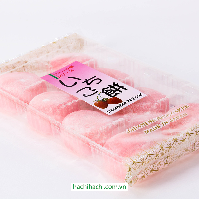 Bánh mochi vị dâu tây 200g (8 cái) thương hiệu 