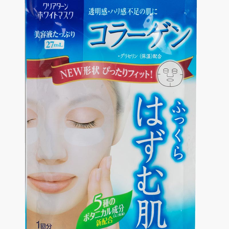 Mặt nạ dưỡng trắng da và bổ sung Collagen Nhật Bản Clear Turn Kose (1 miếng) thương hiệu KOSE