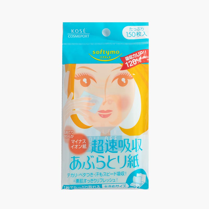 Giấy thấm dầu nhanh Kose Softymo 150 miếng thương hiệu KOSE