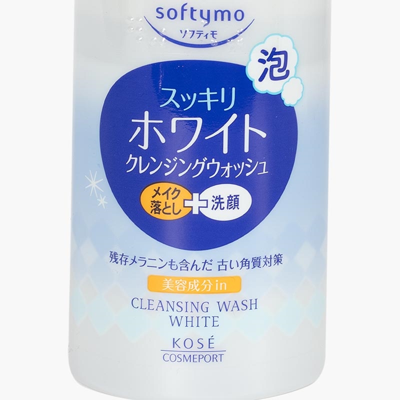Sữa rửa mặt tẩy trang tạo bọt dưỡng trắng Nhật Bản Kose Softymo 200ml thương hiệu KOSE