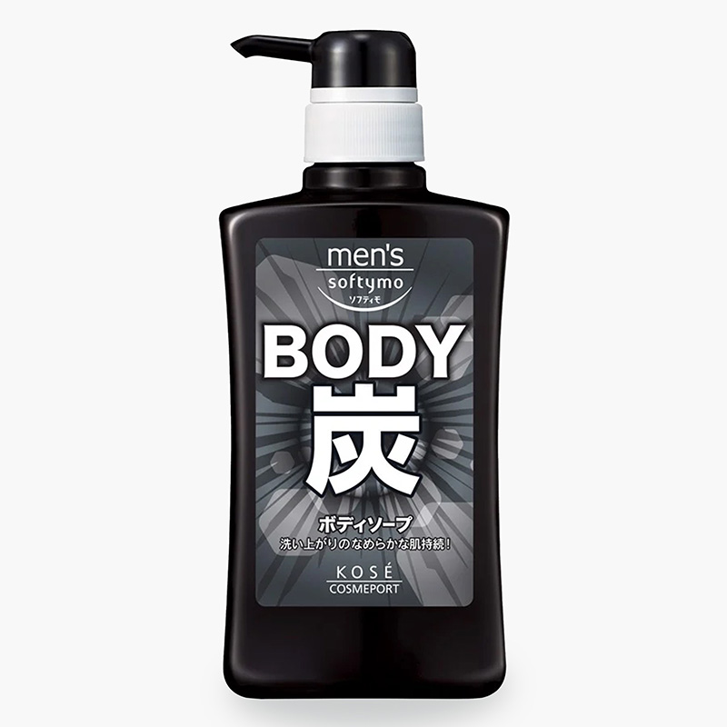 Sữa tắm than hoạt tính cho nam Nhật Bản Kose Softymo 550ml thương hiệu KOSE