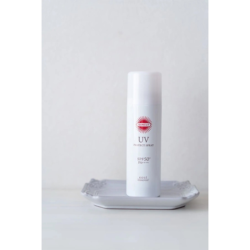 Xịt chống nắng dưỡng sáng da Kose Sun Cut SPF50+ PA++++ 60g thương hiệu KOSE