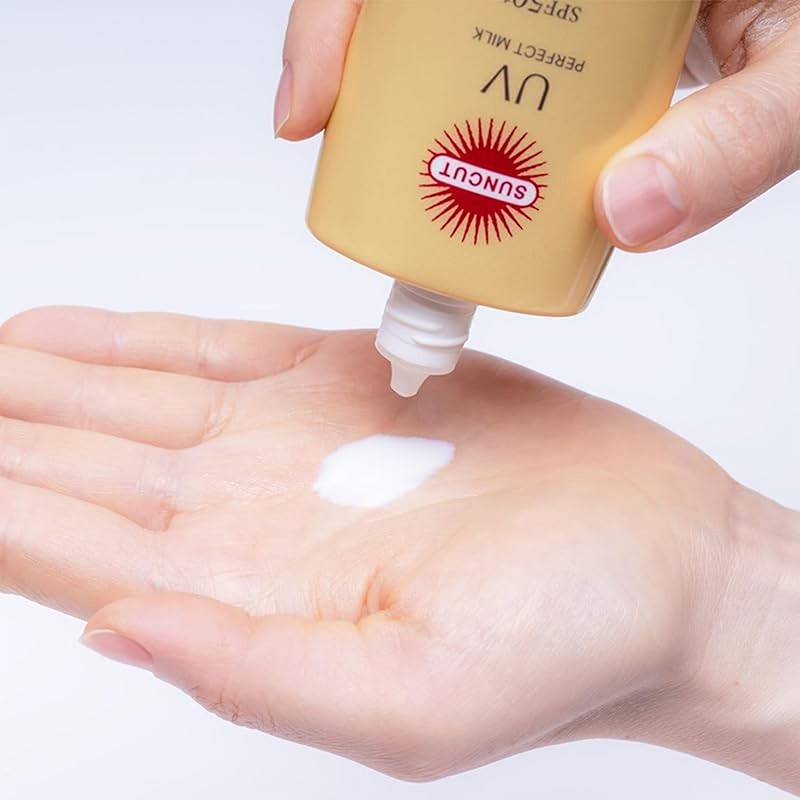 Sữa chống nắng Nhật Bản siêu chống trôi, chống thấm nước Kose Suncut Perfect SPF50+ PA++++ 50ml, Thoáng nhẹ dài lâu thương hiệu KOSE