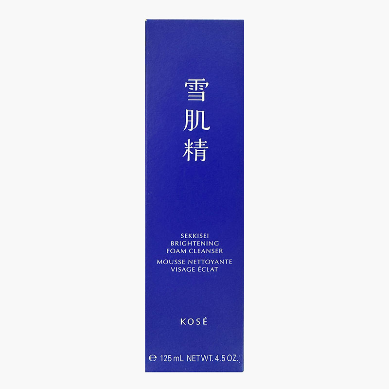 Sữa rửa mặt tạo bọt dưỡng sáng da Nhật Bản Sekkisei Brightening Foam Cleanser 125ml thương hiệu KOSE
