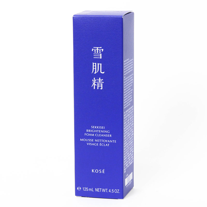Sữa rửa mặt tạo bọt dưỡng sáng da Nhật Bản Sekkisei Brightening Foam Cleanser 125ml thương hiệu KOSE