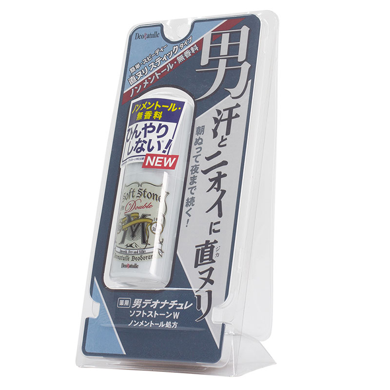 Lăn khử mùi Nhật Bản đá khoáng cho nam Soft Stone 20g (Không bạc hà) thương hiệu 