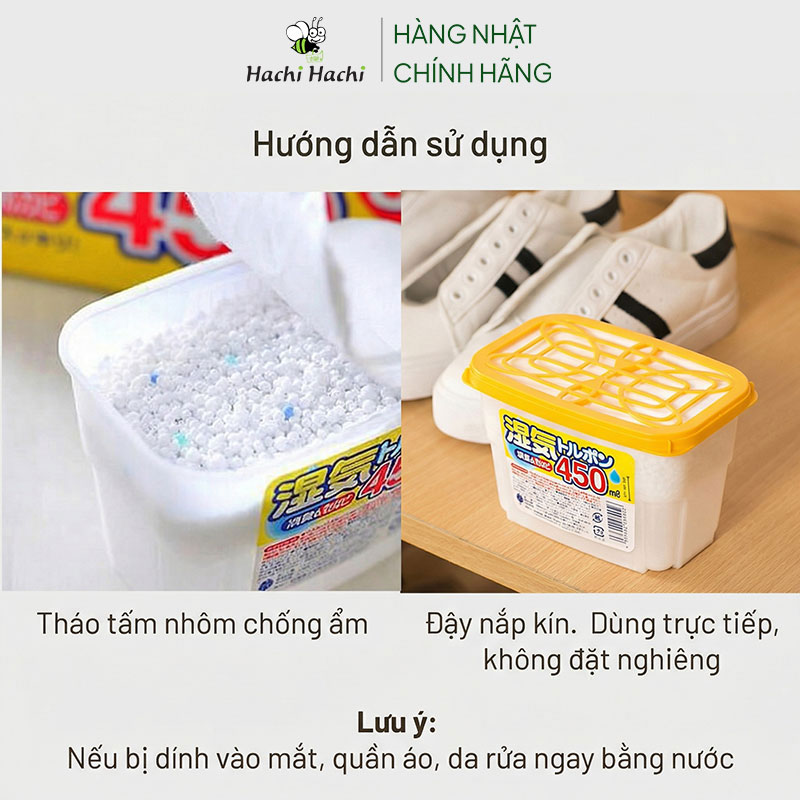 Hộp hút ẩm khử mùi chống mốc Kokubo Nhật Bản 450ml thương hiệu KIYOU JOCHUGIKU