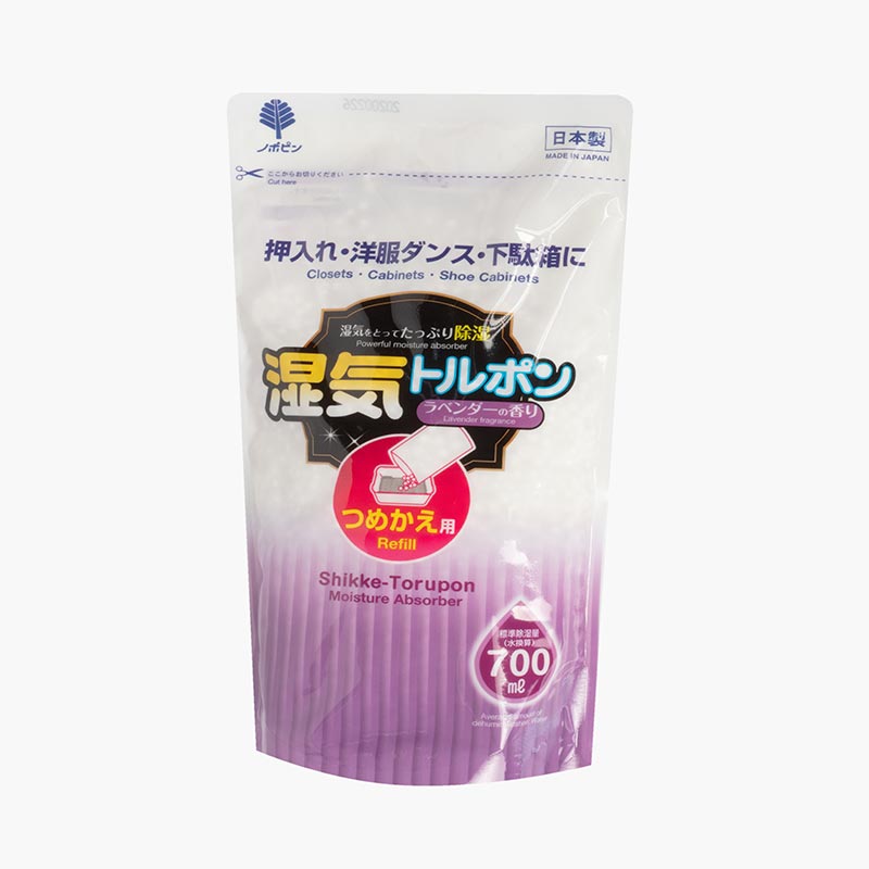 Chất hút ẩm khử mùi ngăn tủ Novopin hương Lavender túi 700ml thương hiệu KIYOU JOCHUGIKU