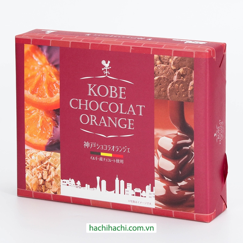 Bánh quy socola cam Kobe 190g (14 cái) thương hiệu 