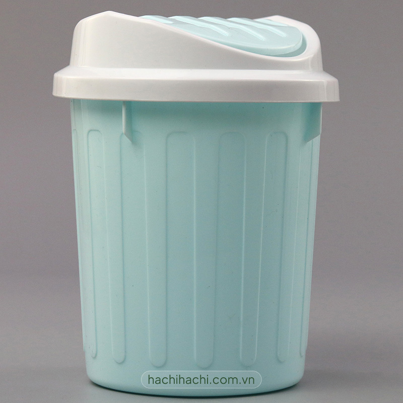 Thùng rác mini nắp xoay 13.7x17.2cm (Nhiều mẫu)-Giao mẫu ngẫu nhiên thương hiệu GREEN ORNAMENT