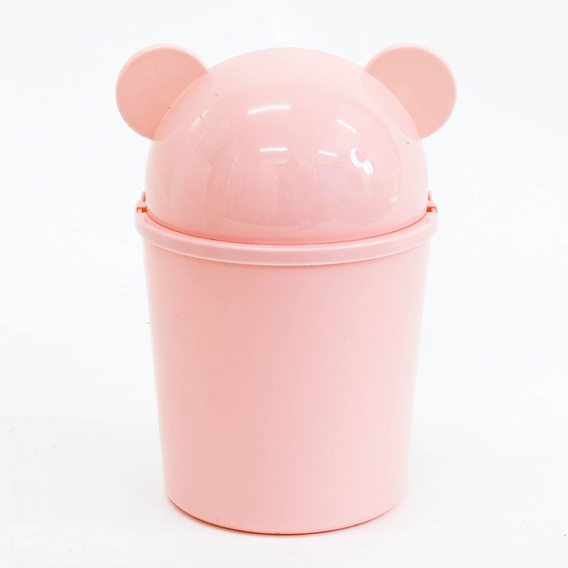 Thùng rác mini hình gấu 13.3x18.5cm (Nhiều mẫu)-Giao mẫu ngẫu nhiên thương hiệu GREEN ORNAMENT