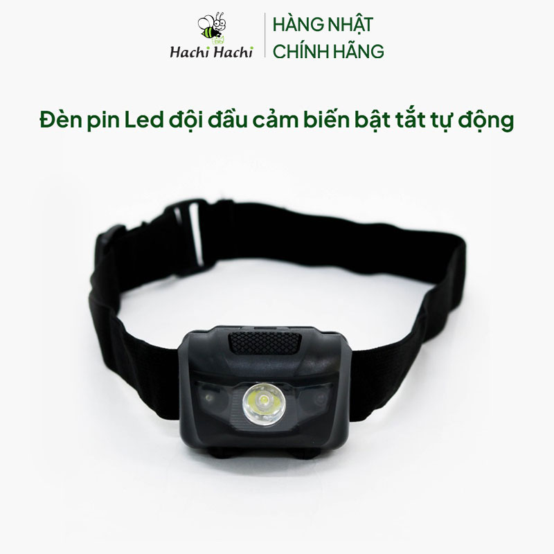 Đèn pin Led đội đầu cảm biến bật tắt tự động thương hiệu GREEN ORNAMENT