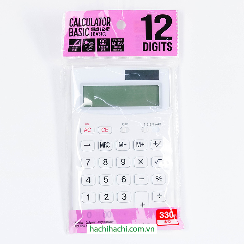 Máy tính cầm tay 12 số (Nhiều mẫu)-Giao mẫu ngẫu nhiên thương hiệu GREEN ORNAMENT