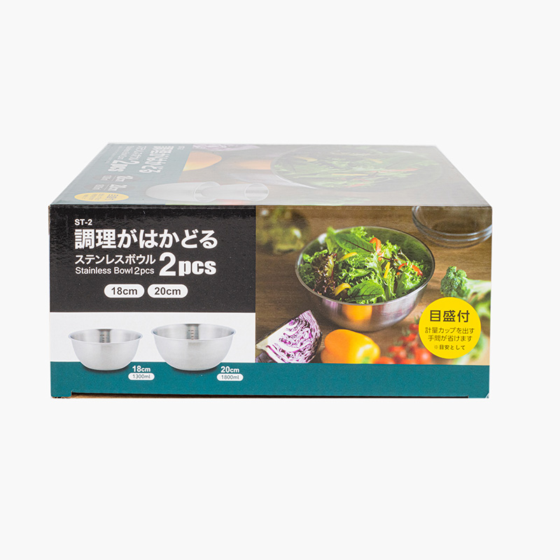 Thau inox 2 cái 18cm, 20cm thương hiệu 