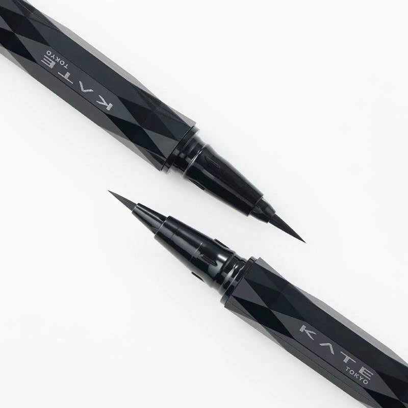 Bút kẻ mắt nước Nhật Bản Kate Super Sharp Liner EX4.0 BK-1 0.5ml, đầu siêu mảnh, bền màu chống trôi thương hiệu KANEBO