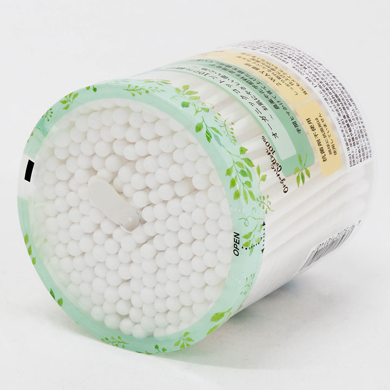 Tăm bông Organic Cotton 2 đầu 200 cây thương hiệu COTTON LABO