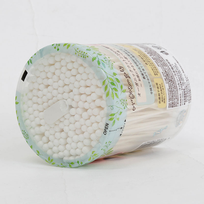 Tăm bông Organic Cotton Nhật Bản cho bé 200 cây thương hiệu COTTON LABO