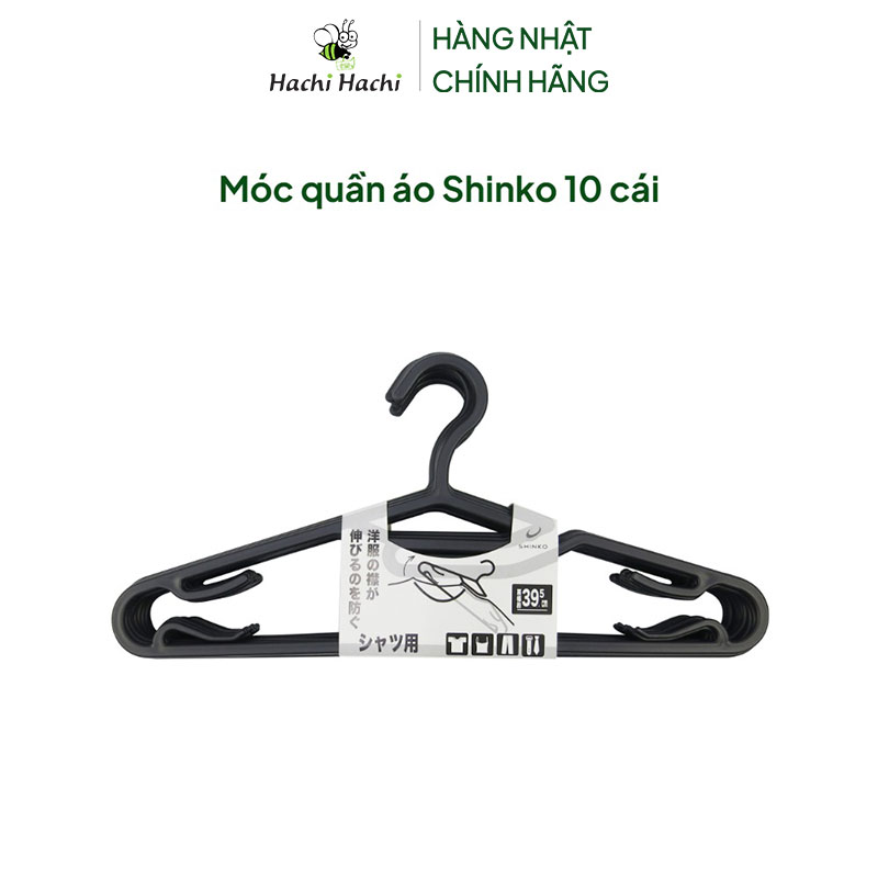 Móc quần áo Shinko 10 cái thương hiệu SHINKOHANGER