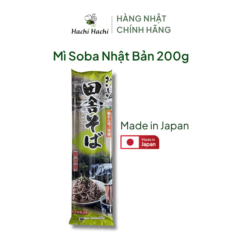 Mì Soba kiều mạch Nhật Bản 200g thương hiệu MEN SUNAOSHI