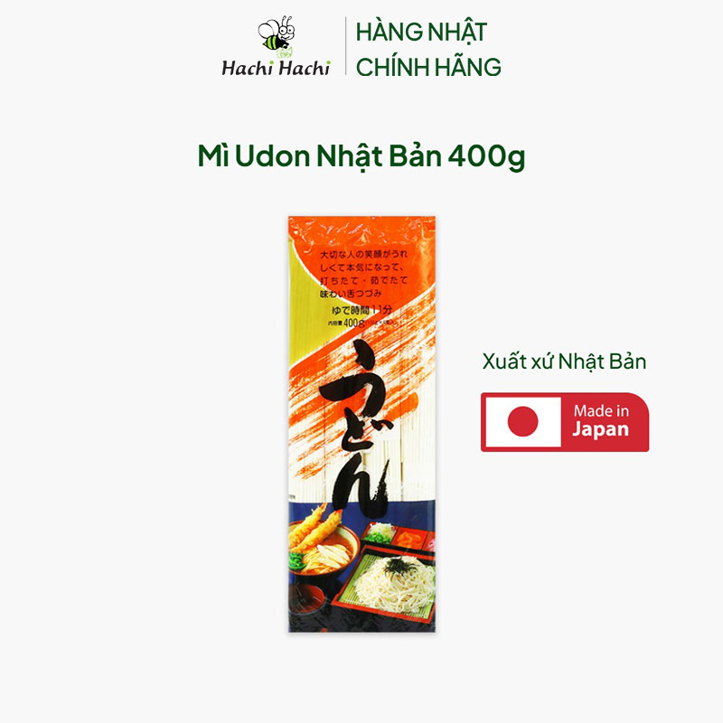 Mì Udon Nhật Bản 400g thương hiệu MEN SUNAOSHI
