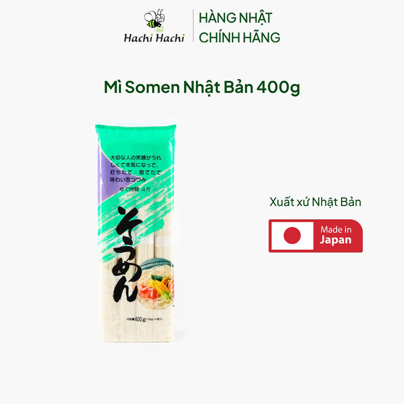 Mì Somen Nhật Bản 400g thương hiệu MEN SUNAOSHI