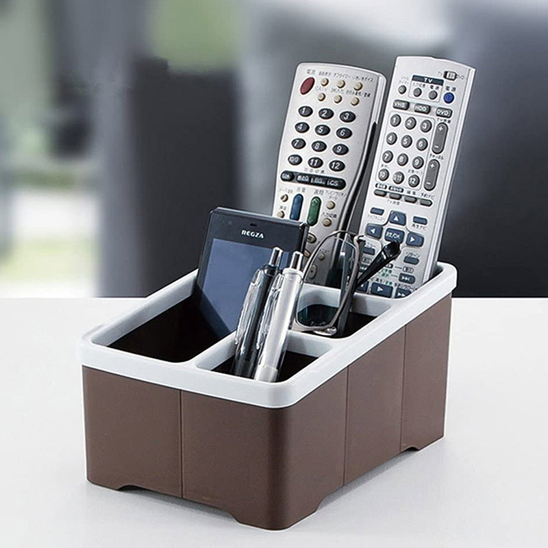 Khay đựng vật dụng, văn phòng phẩm, remote chia ngăn 4 ngăn 18.8x13.8cm thương hiệu SANADA