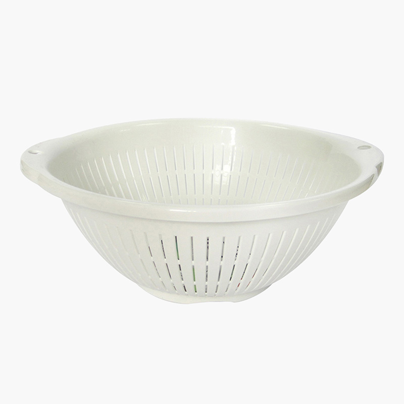 Rổ nhựa Nhật Bản Sanada 24cm (Trắng)