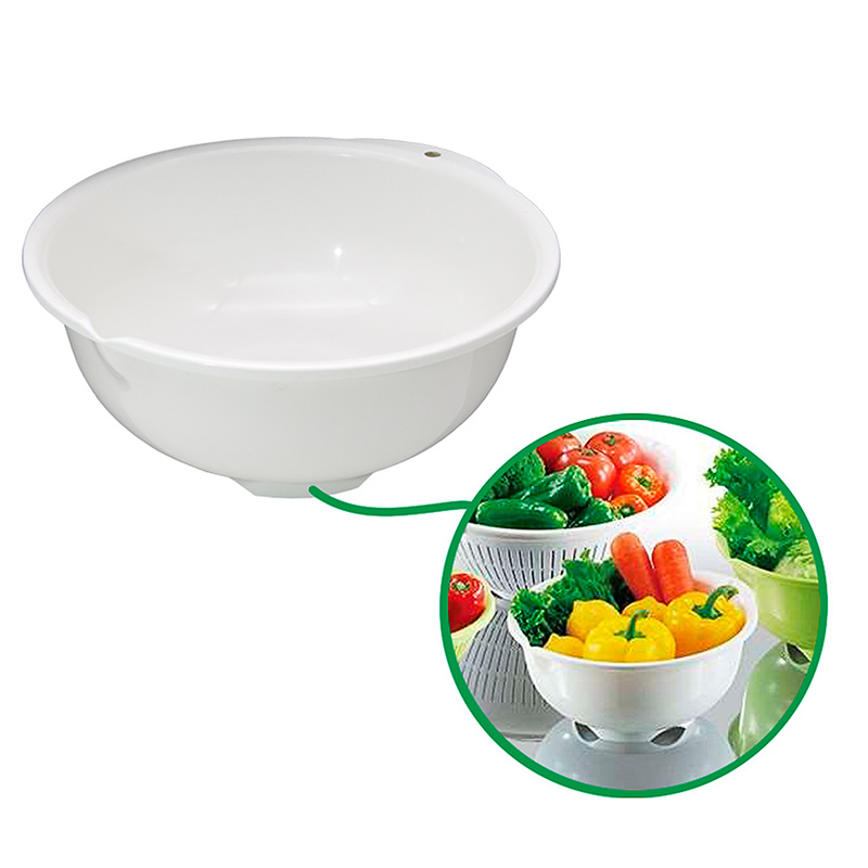 Thau nhựa Nhật Bản Sanada 3.6L (Trắng) thương hiệu SANADA