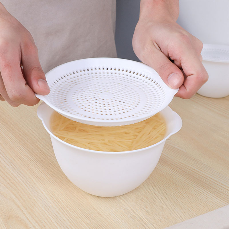 Bộ thau rổ nhựa Nhật Bản BPA Free 1.1L thương hiệu SANADA