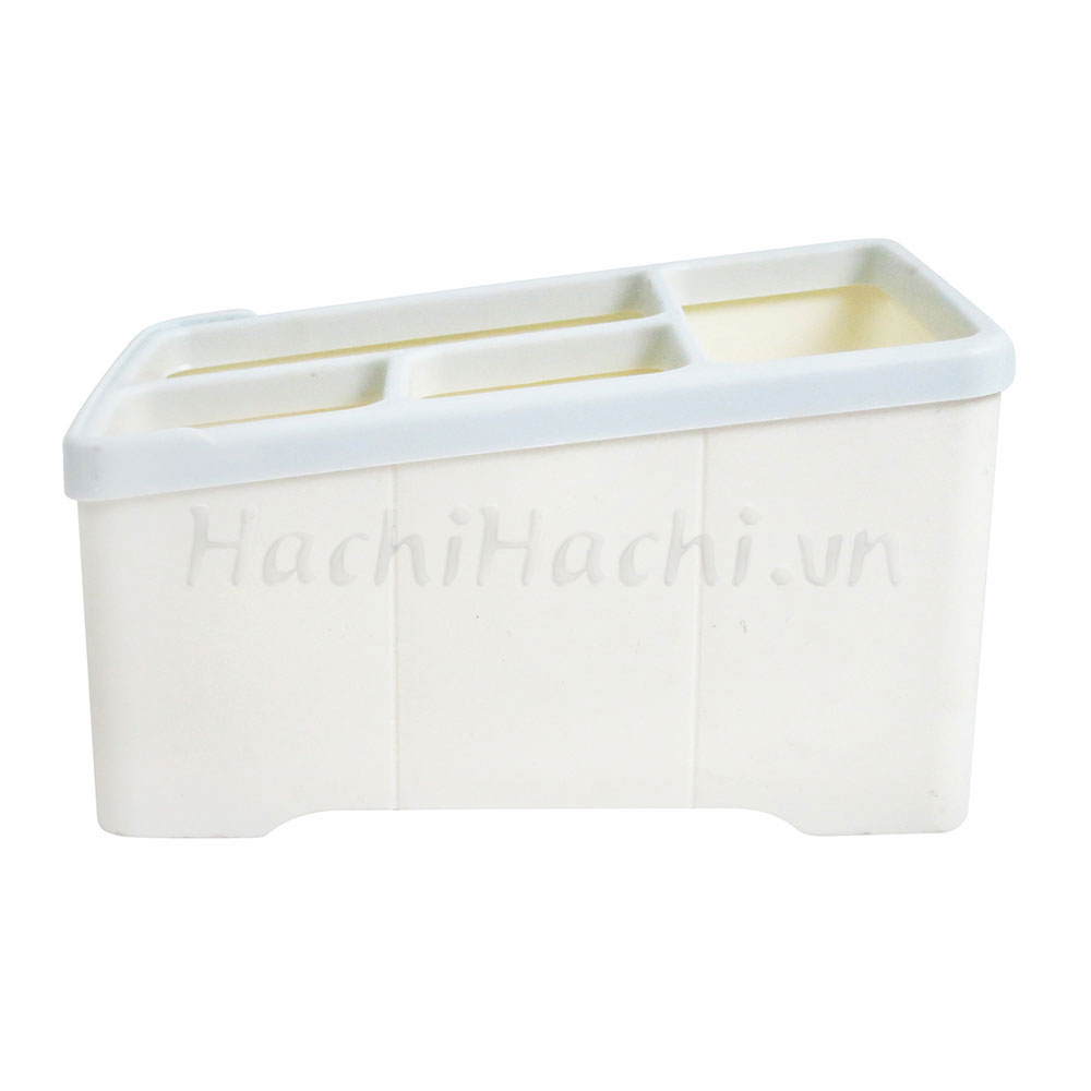 Khay đựng vật dụng, văn phòng phẩm, remote chia ngăn 4 ngăn thương hiệu SANADA
