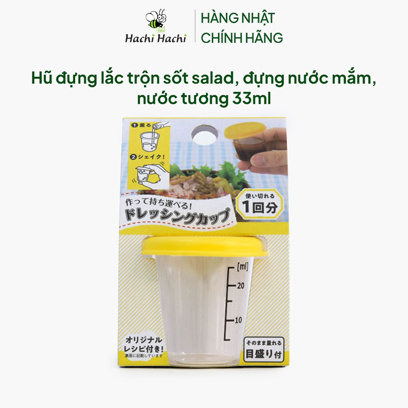 Hũ đựng lắc trộn sốt salad, đựng nước mắm, nước tương 33ml thương hiệu SANADA