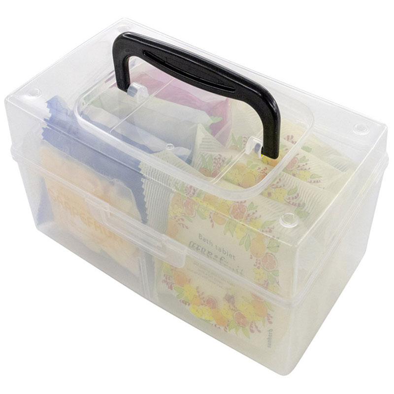 Hộp đựng vật dụng 17.4x10cm Có quai xách (Nhiều mẫu)-Giao mẫu ngẫu nhiên thương hiệu SANADA