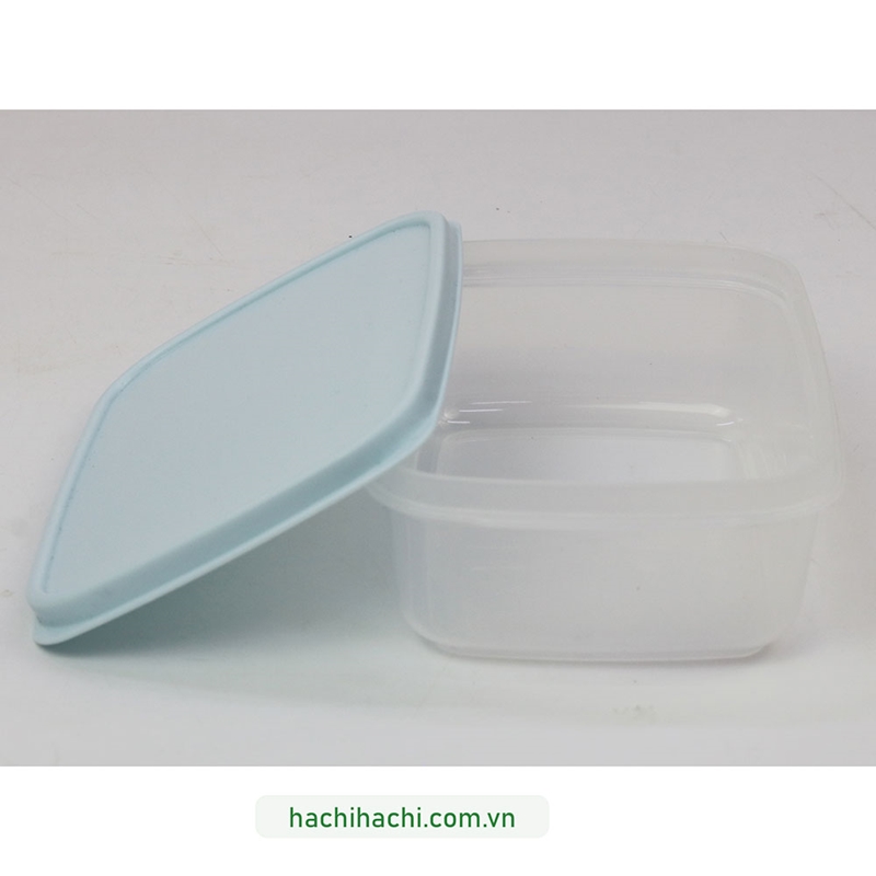 Hộp nhựa đựng thực phẩm Sanada 600mlx2cái, trữ đông, trữ mát, dùng được lò vi sóng thương hiệu SANADA