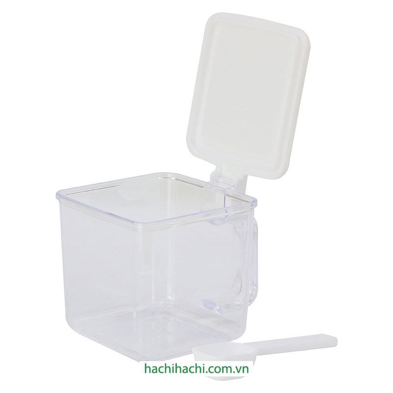 Hộp đựng gia vị Nhật Bản kèm muỗng BPA Free Sanada 360ml thương hiệu SANADA