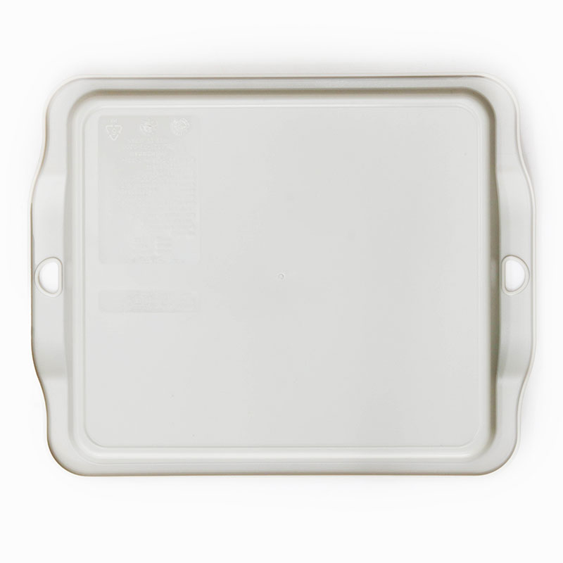 Khay nhựa Nhật Bản hình chữ nhật, dùng được lò vi sóng 28.9x22.9cm thương hiệu SANADA