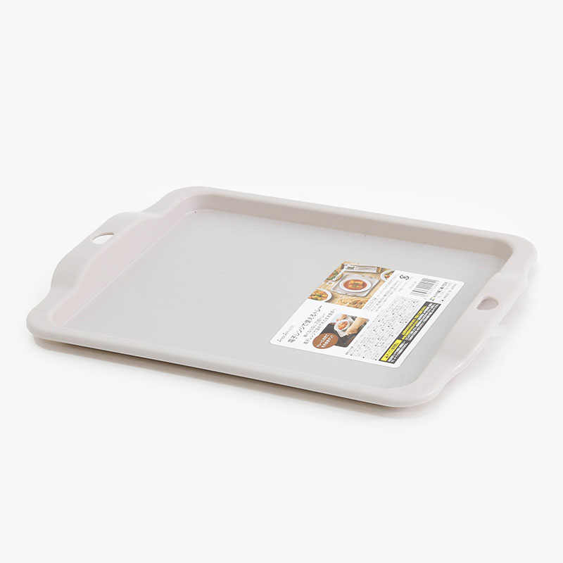 Khay nhựa Nhật Bản hình chữ nhật, dùng được lò vi sóng 28.9x22.9cm thương hiệu SANADA