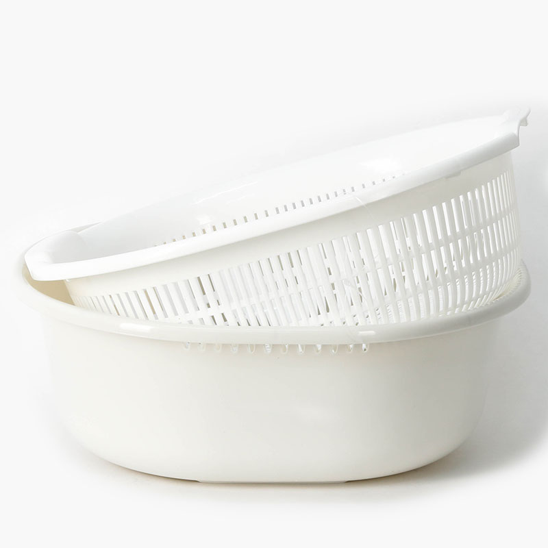 Bộ thau rổ nhựa Nhật Bản Sanada 32.8x29.2cm thương hiệu SANADA