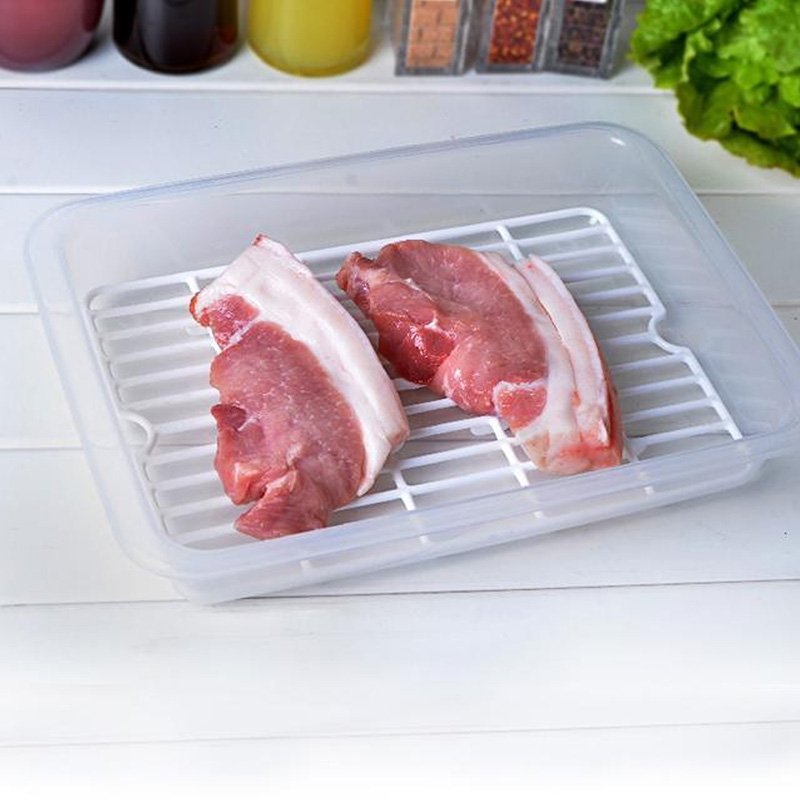 Khay đựng thực phẩm, ly tách kèm lưới ráo nước thương hiệu SANADA