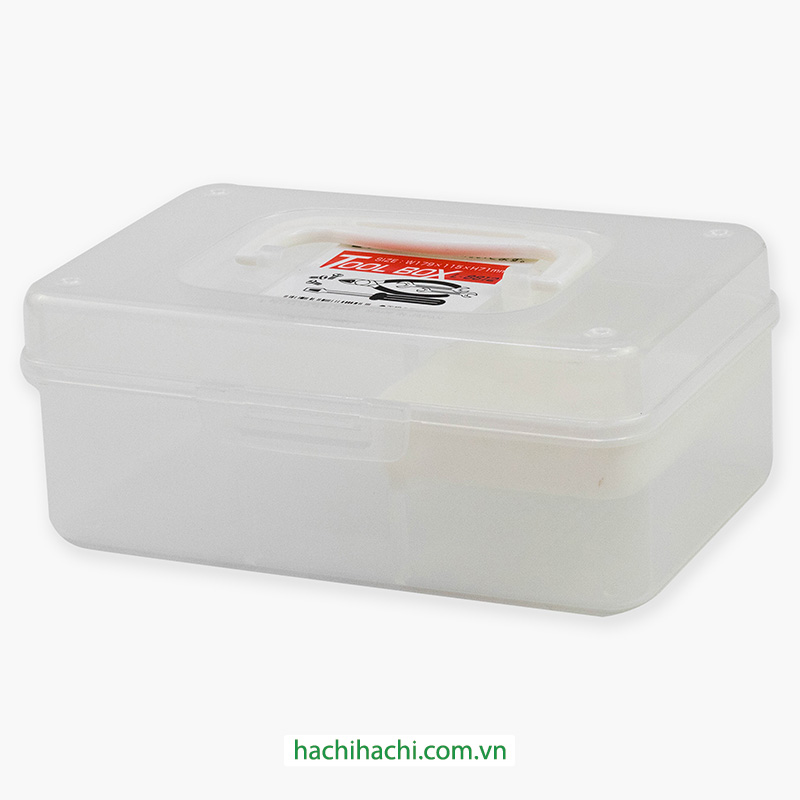 Hộp đựng vật dụng, dụng cụ có quai xách Sanada 17.9x11.5cm thương hiệu SANADA