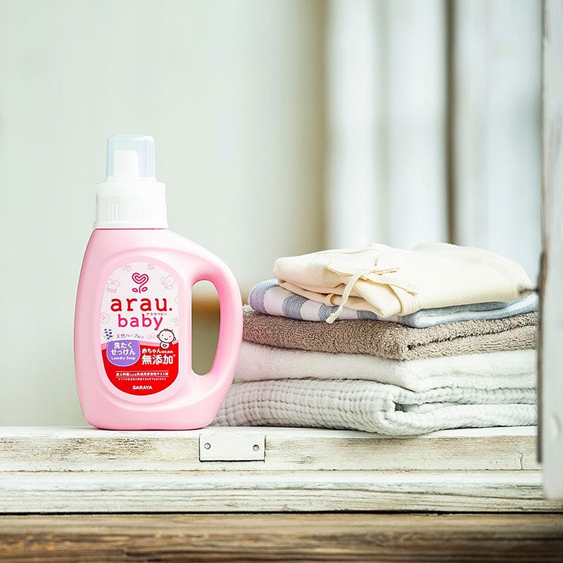 Nước giặt thảo mộc Arau Baby - bình 800ml thương hiệu ARAU BABY
