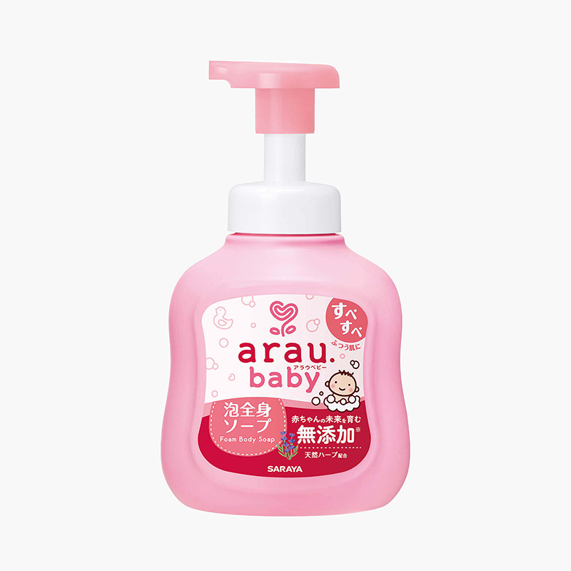 Bọt tắm gội thảo mộc Arau Baby 450ml